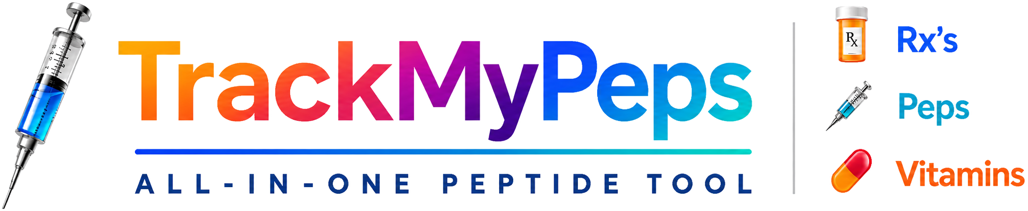 TrackMyPeps — All-In-One Peptide Tool